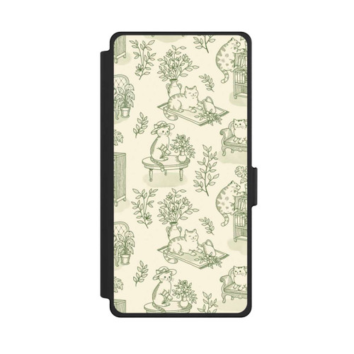 Samsung Galaxy S25 Ultra NIVOflip Chonky Cats Toile de Jouy