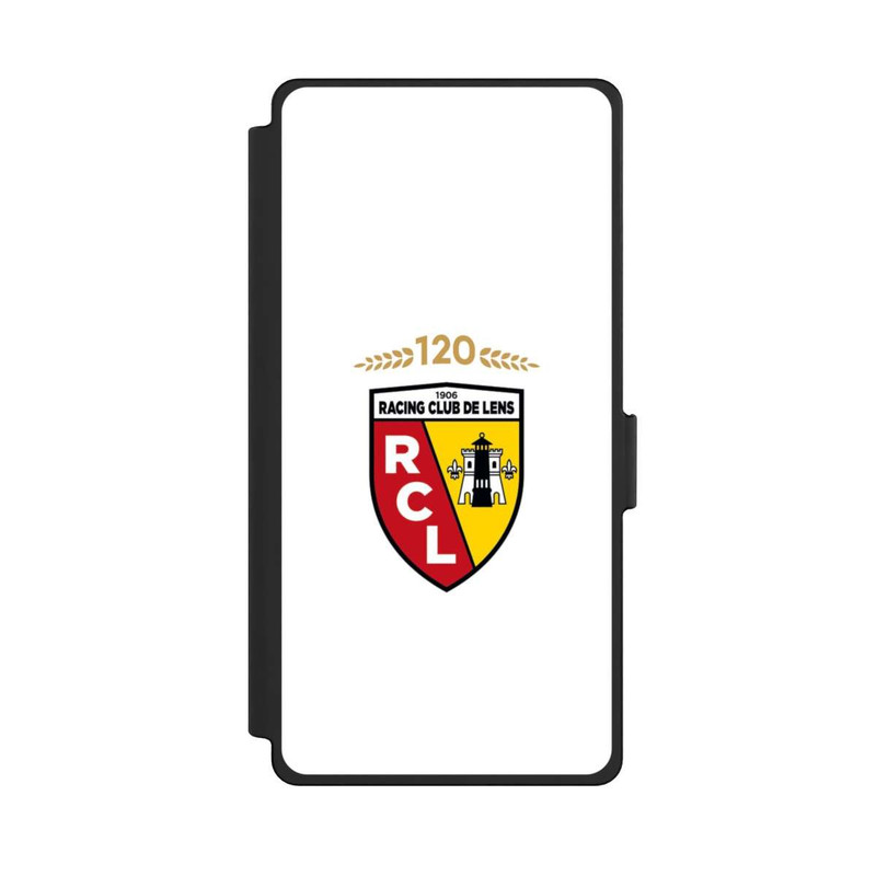 Galaxy S25 Ultra NIVOflip RC Lens 120 Jahre Jubiläums Logo weiß