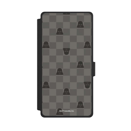Samsung Galaxy S25 Ultra NIVOflip Darth Vader Schachbrettmuster Schwarz