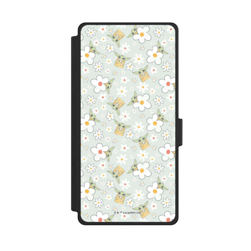 Samsung Galaxy S25 Ultra NIVOflip Baby Yoda Flower Pattern