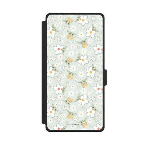 Samsung Galaxy S25 Ultra NIVOflip Baby Yoda Blumen Muster