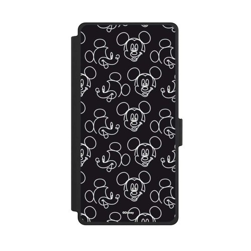 Samsung Galaxy S25 Ultra NIVOflip Disney Mickey Muster Schwarz