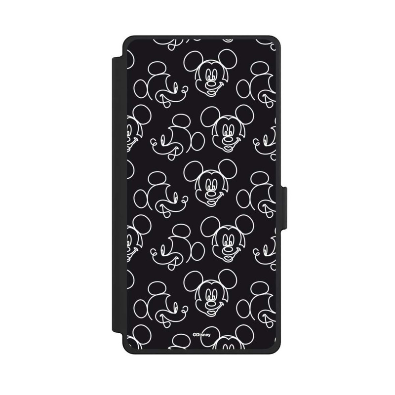 Galaxy S25 Ultra NIVOflip Disney Mickey Muster Schwarz