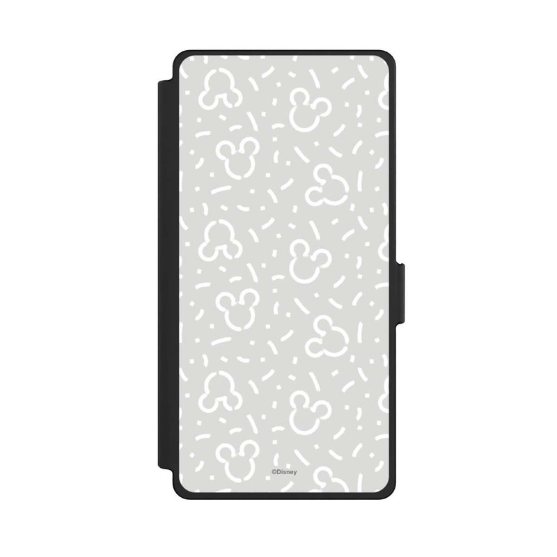 Galaxy S25 Ultra NIVOflip Disney Mickey Icon Pattern Grey