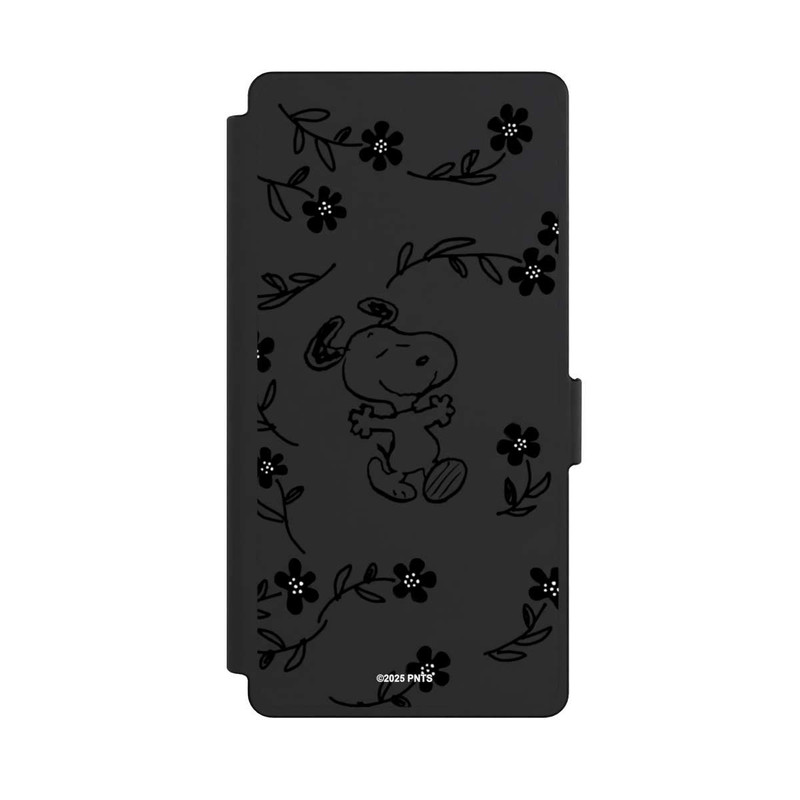 Galaxy S25 Ultra NIVOflip Snoopy und Flowers Transparent