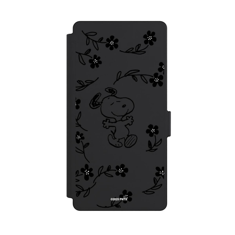 Galaxy S25 Ultra NIVOflip Snoopy und Flowers Transparent