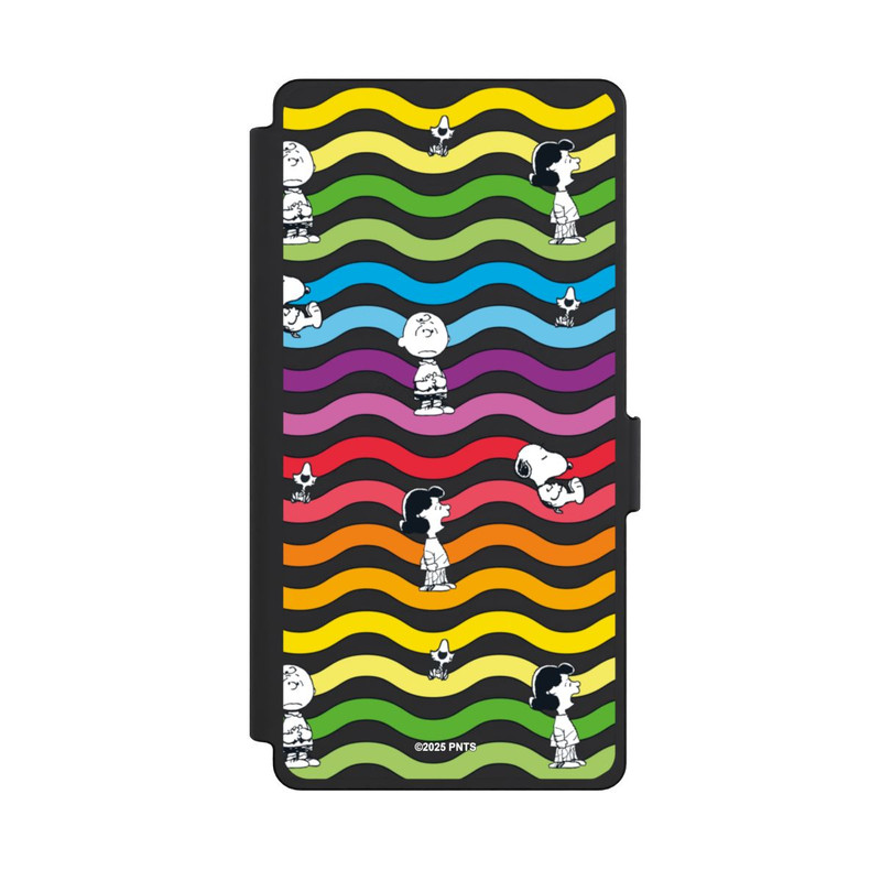 Galaxy S25 Ultra NIVOflip Snoopy Pattern Rainbow Transparent