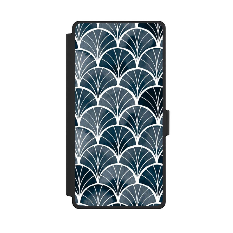 Galaxy S25 Ultra NIVOflip Botanische Brise Art Deco Grau