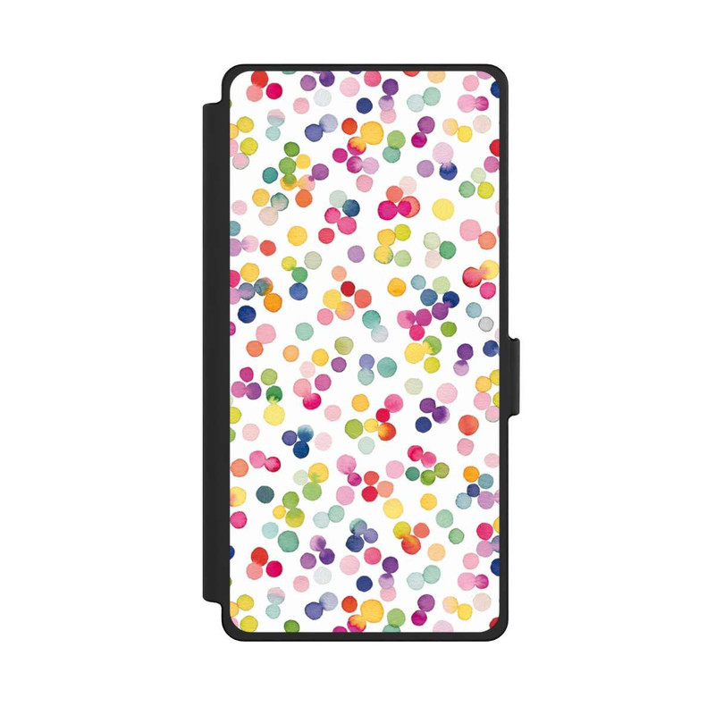 Galaxy S25 Ultra NIVOflip Watercolor Dots Colorful