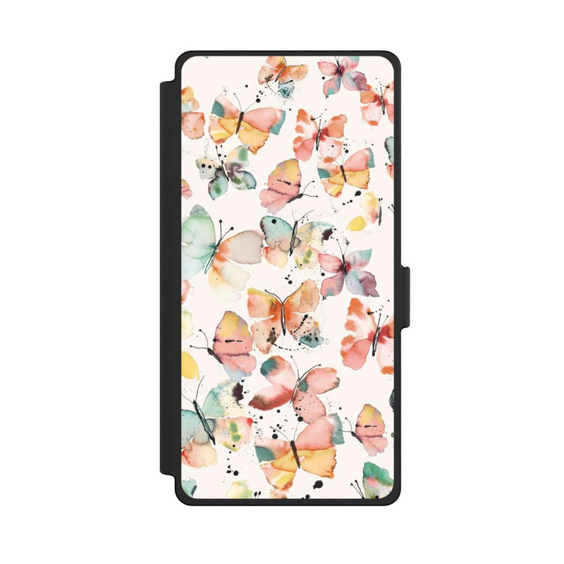 Galaxy S25 Ultra NIVOflip Butterflies Watercolor Pattern