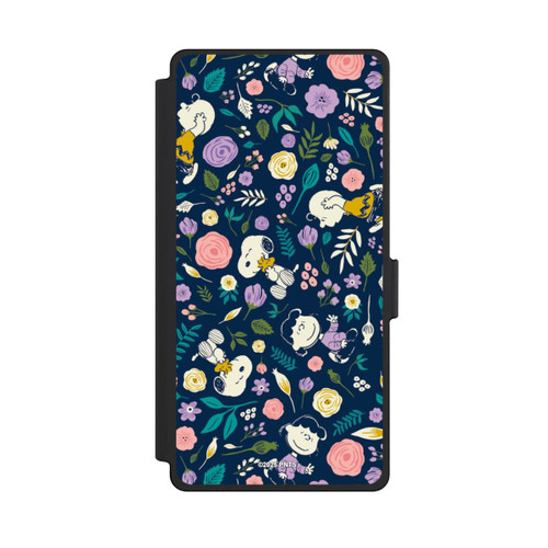 Samsung Galaxy S25 Ultra NIVOflip Peanuts Dark Flower Pattern