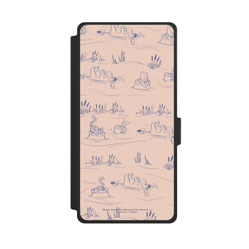 Galaxy S25 Ultra NIVOflip Winnie Puuh Keramik Muster Brücke Pink