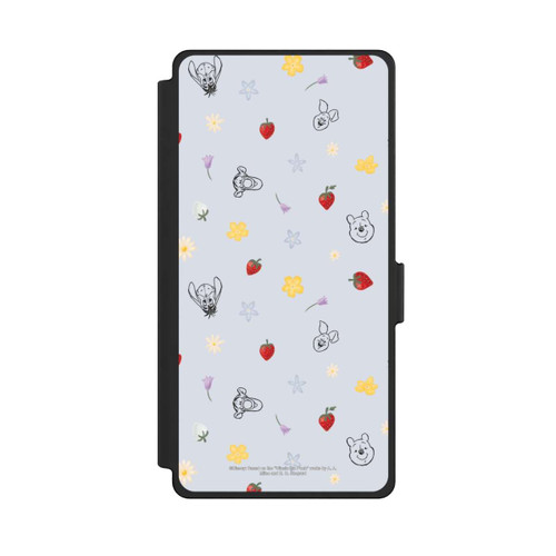 Samsung Galaxy S25 Ultra NIVOflip Winnie the Pooh and Friends Strawberry Pattern Blue