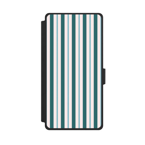 Samsung Galaxy S25 Ultra NIVOflip Streifen Blau Hellblau