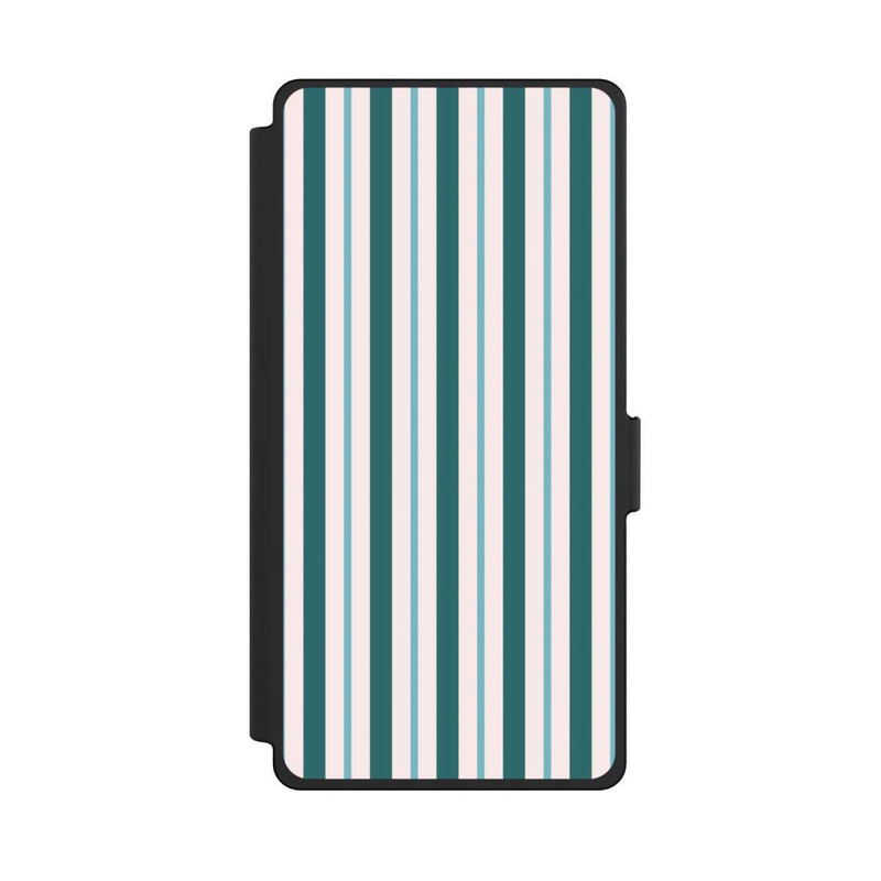 Galaxy S25 Ultra NIVOflip Streifen Blau Hellblau