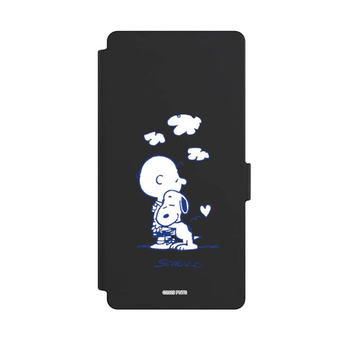 Samsung Galaxy S25 Ultra NIVOflip Peanuts Charlie Brown Snoopy Hug Transparent