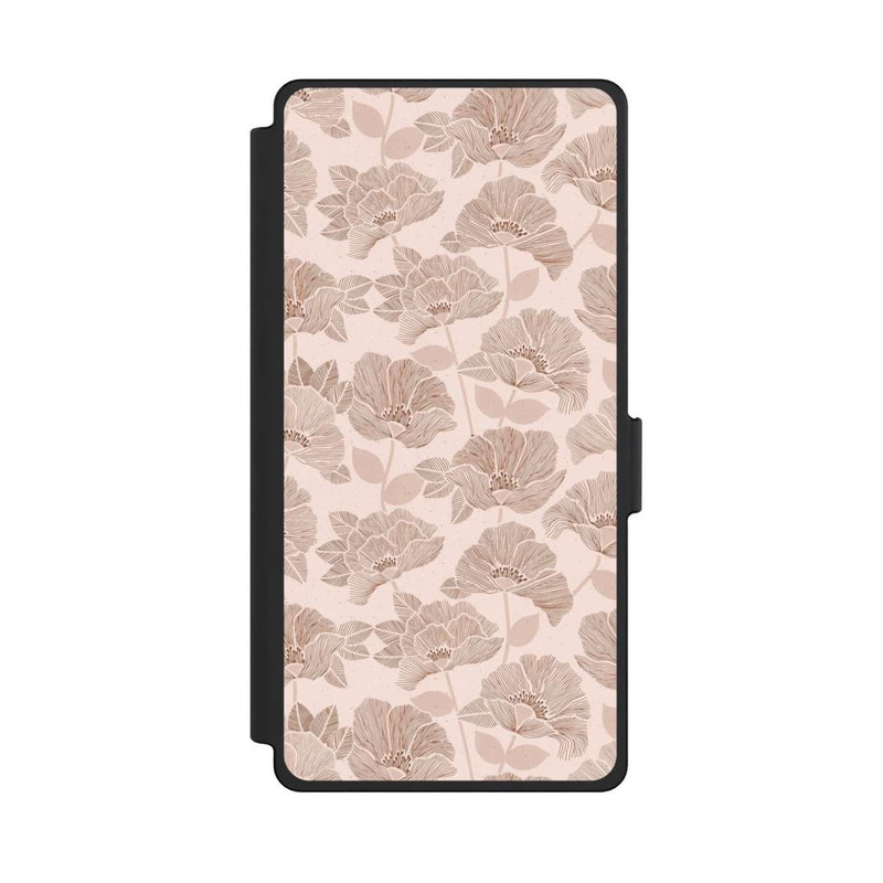 Galaxy S25 Ultra NIVOflip Brown Floral Block