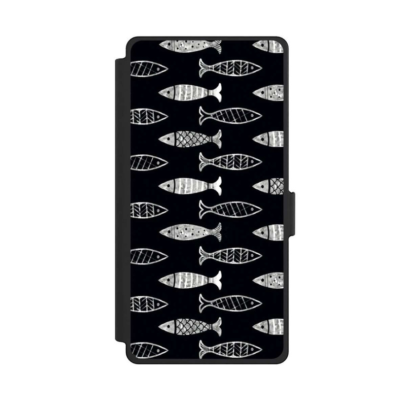 Galaxy S25 Ultra NIVOflip Black Fishy Theme
