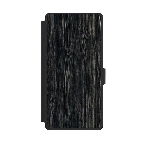 Samsung Galaxy S25 Ultra NIVOflip Dunkle Holzstruktur