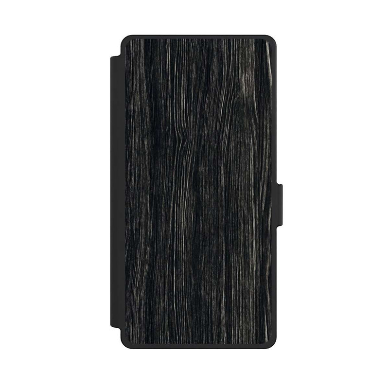 Galaxy S25 Ultra NIVOflip Dunkle Holzstruktur