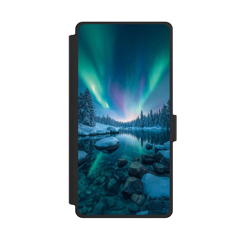 Galaxy S25 Ultra NIVOflip Aurores boréales Briller avec IA