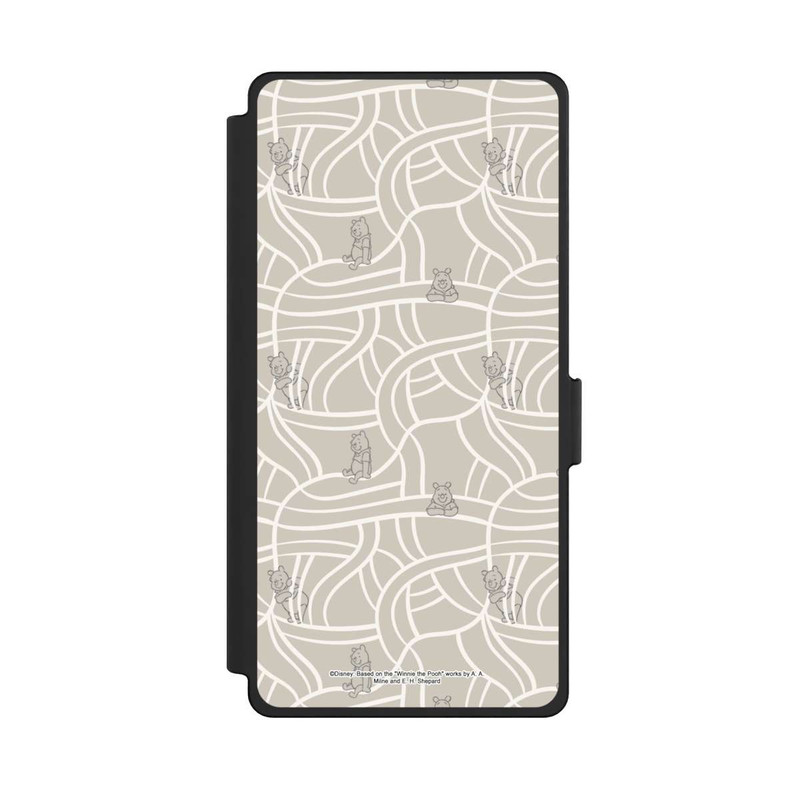 Galaxy S25 Ultra NIVOflip Winnie the Pooh Beige Pattern