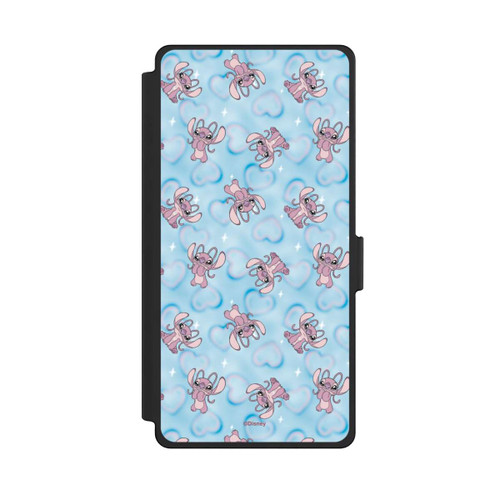 Samsung Galaxy S25 Ultra NIVOflip Lilo &amp; Stitch Angel Pattern Blue Hearts