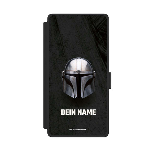 Samsung Galaxy S25 Ultra NIVOflip Star Wars Mandalorian Black Helmet Personalisierbar