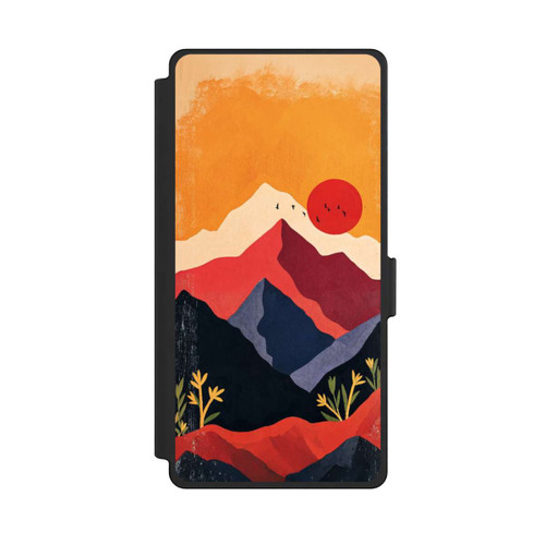 Samsung Galaxy S25 Ultra NIVOflip Les Alpes En Rouge 