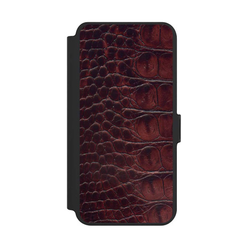 Samsung Galaxy S25+  NIVOflip Cuir de Crocodile