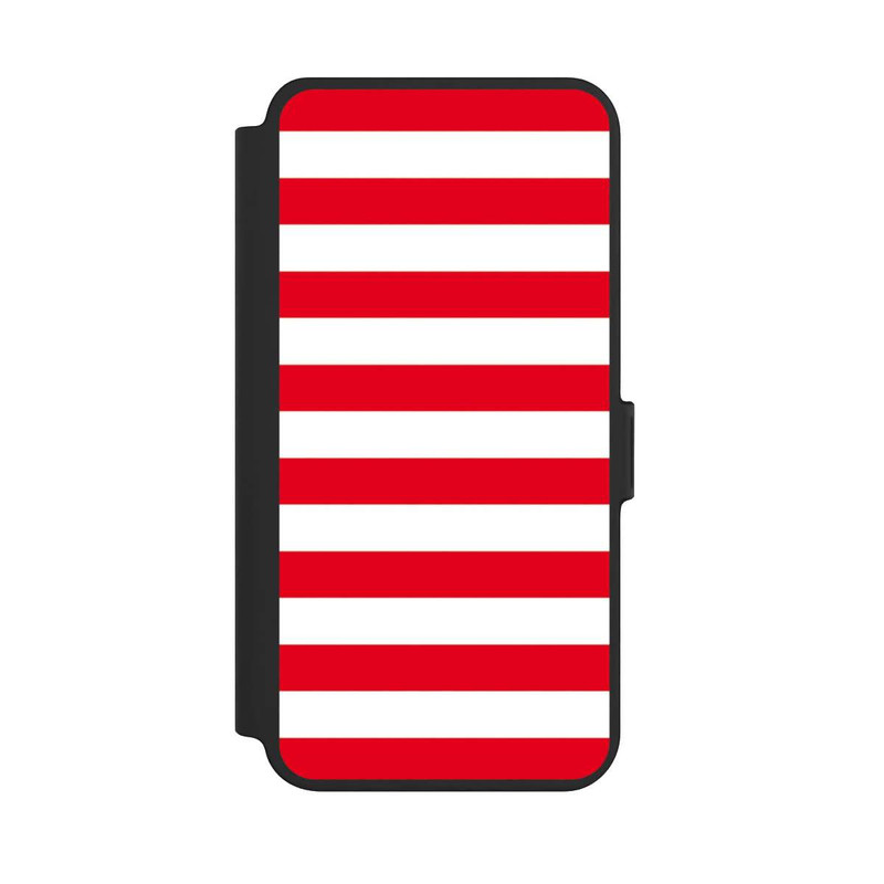 Galaxy S25 + NIVOflip Sailorstripes Rot