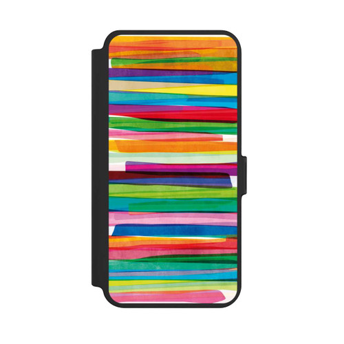 Samsung Galaxy S25+  NIVOflip Bunte Streifen1