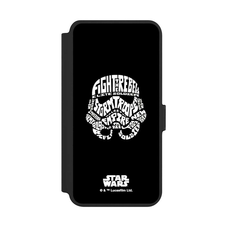 Galaxy S25 + NIVOflip Sturmtruppler Typo Grafisch