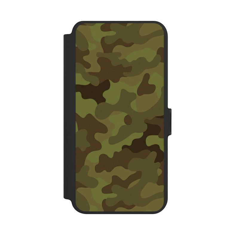 Galaxy S25 + NIVOflip Militär Denim Camo