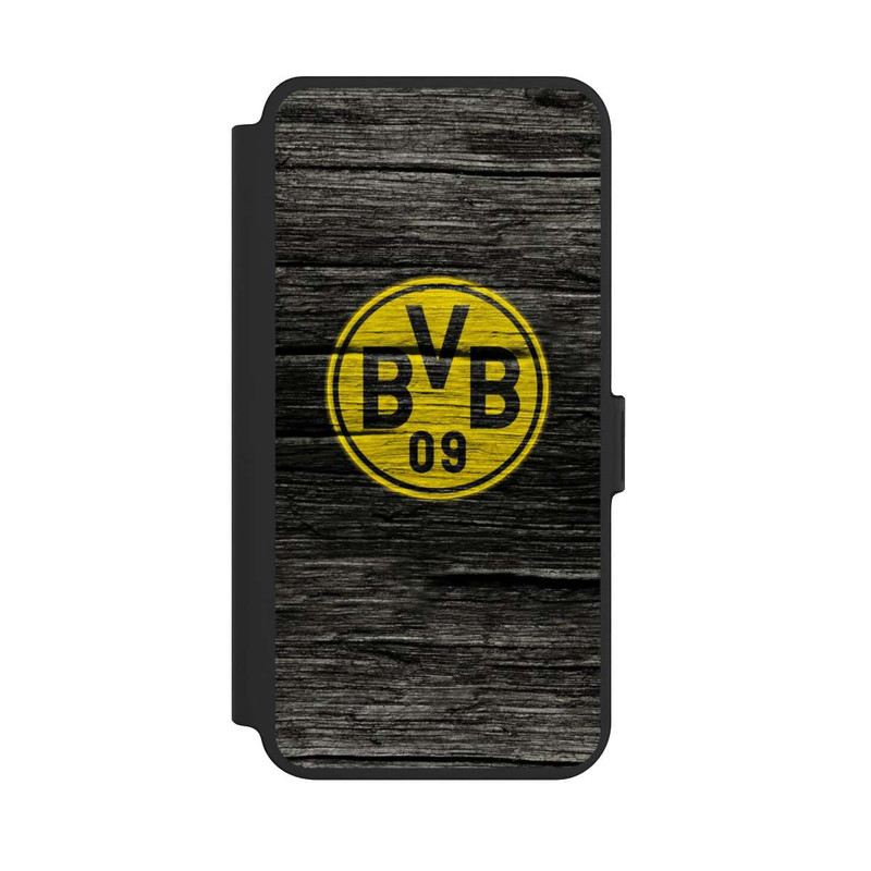 Galaxy S25 + NIVOflip BVB Holzoptik