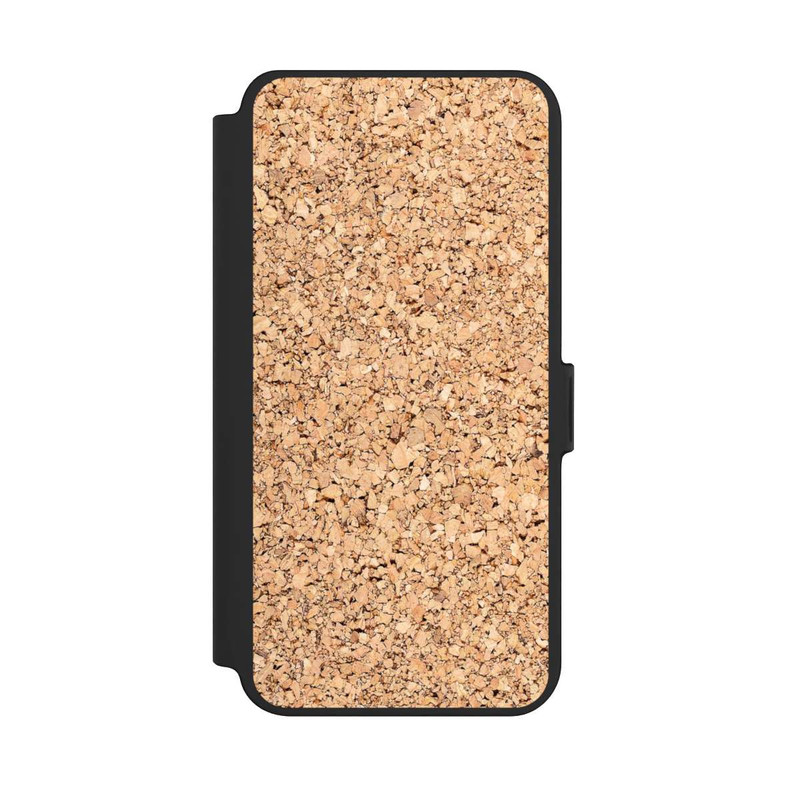 Galaxy S25 + NIVOflip Kork Holzlook