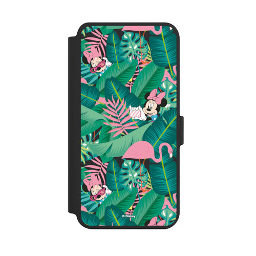 Samsung Galaxy S25+  NIVOflip Minnie Summer Palmblätter ohne Hintergrund