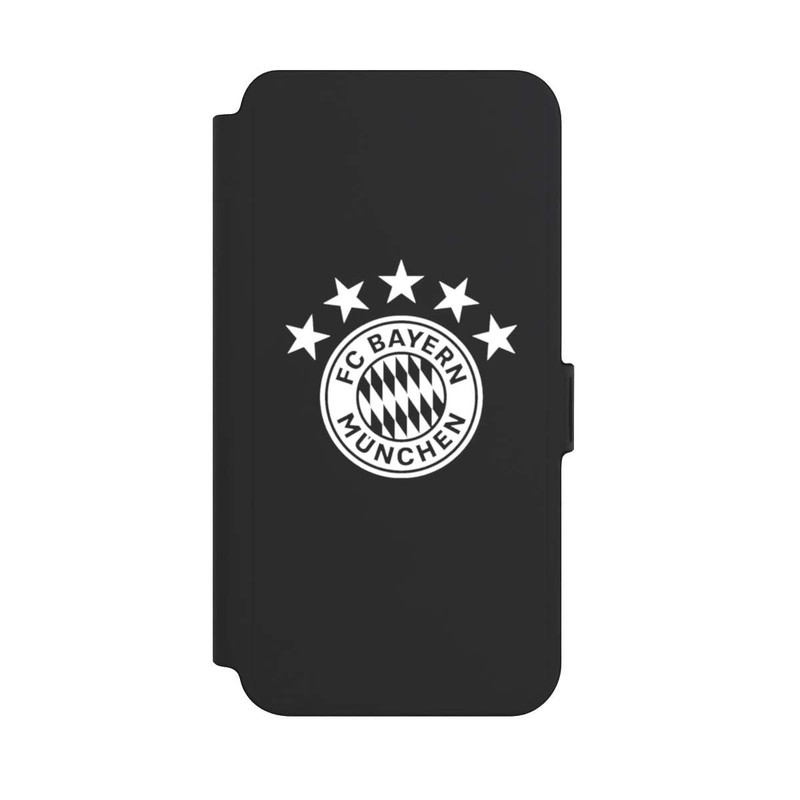 Galaxy S25 + NIVOflip FCB Logo einfarbig mit Sternen - ohne Hintergrund
