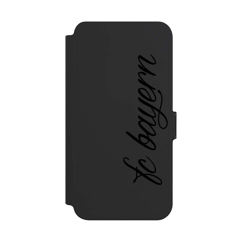 Galaxy S25 + NIVOflip Schwarzes FCB Girlmotiv - ohne Hintergrund