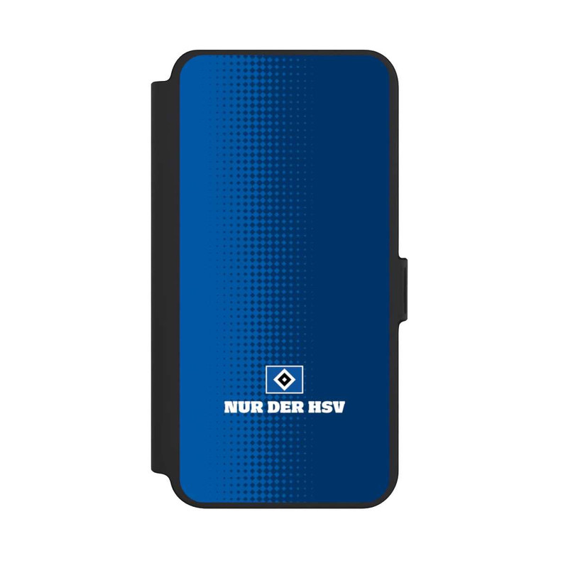 Galaxy S25 + NIVOflip Nur der HSV - Trame de losange bleue