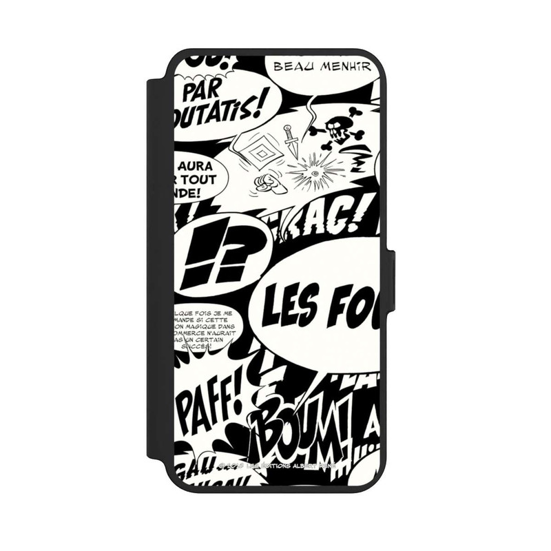 Galaxy S25 + NIVOflip Speech Bubbles Asterix Black