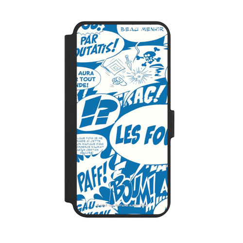 Samsung Galaxy S25+  NIVOflip Speech Bubbles Asterix Blue