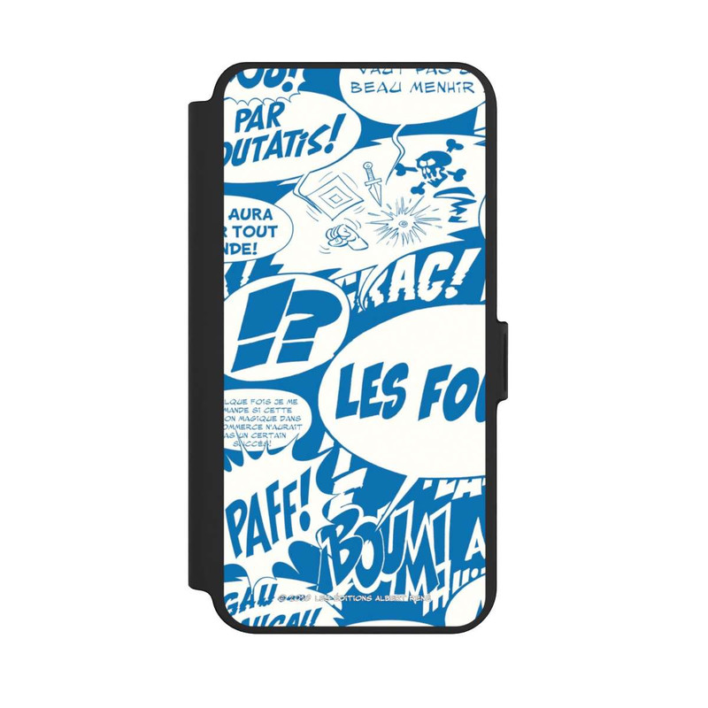 Galaxy S25 + NIVOflip Sprechblasen Asterix Blau