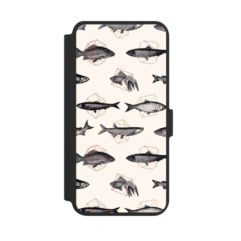 Galaxy S25 + NIVOflip Fische in Geometrie