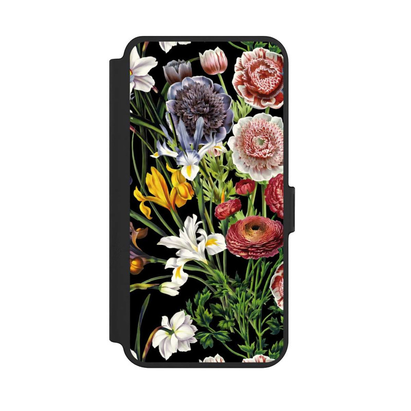 Galaxy S25 + NIVOflip Altes Blumenmuster