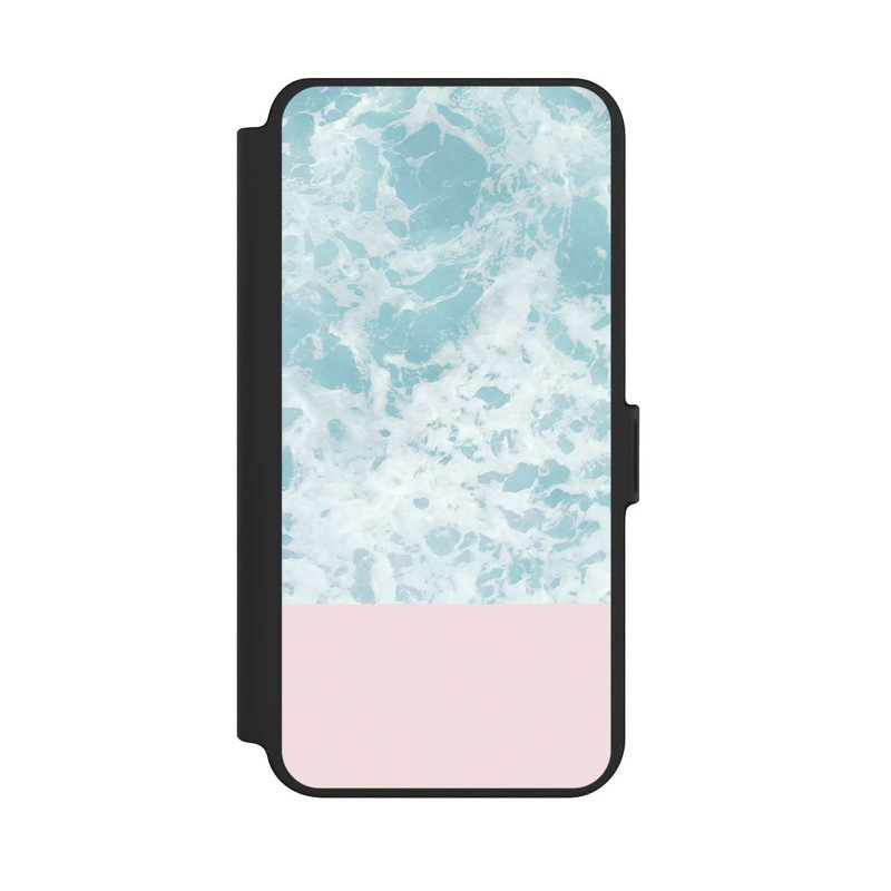 Galaxy S25 + NIVOflip Rosa am Meer