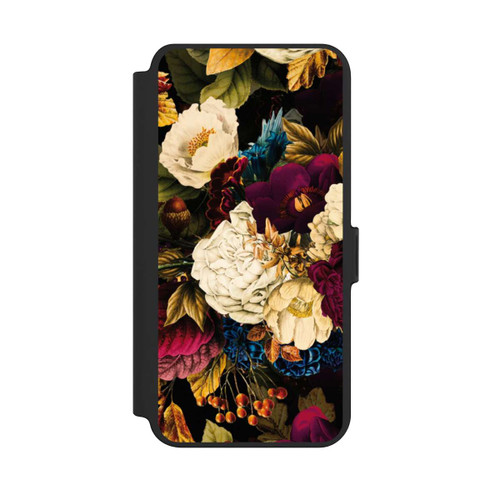 Samsung Galaxy S25+  NIVOflip Dunkle Vintage Blumen