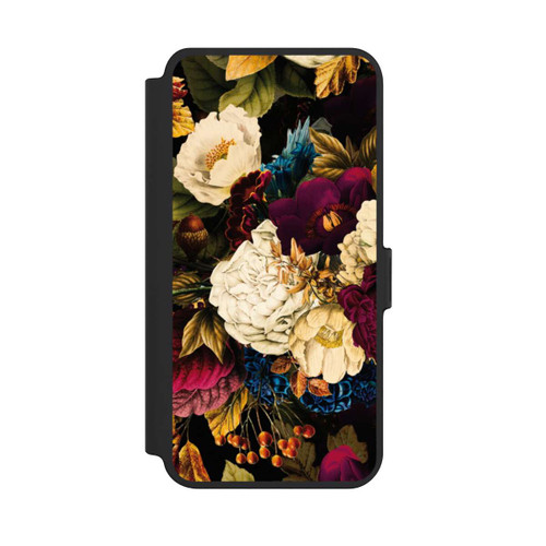 Samsung Galaxy S25+  NIVOflip Dunkle Vintage Blumen