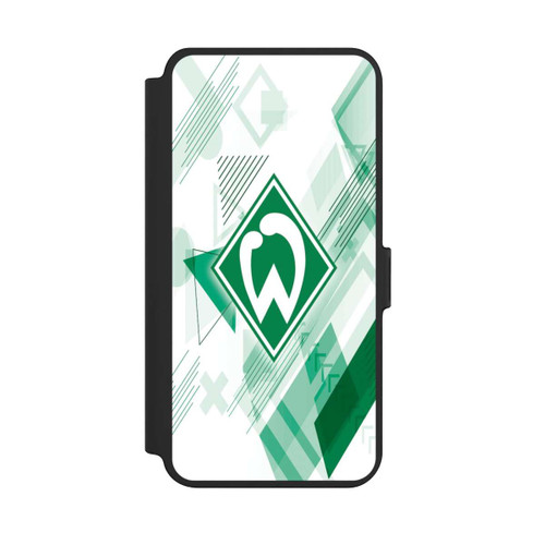 Samsung Galaxy S25+  NIVOflip Weiße Grafikelemente - Werder Bremen