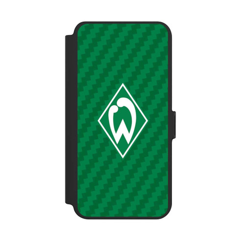 Samsung Galaxy S25+  NIVOflip Carbonlook - Werder Bremen